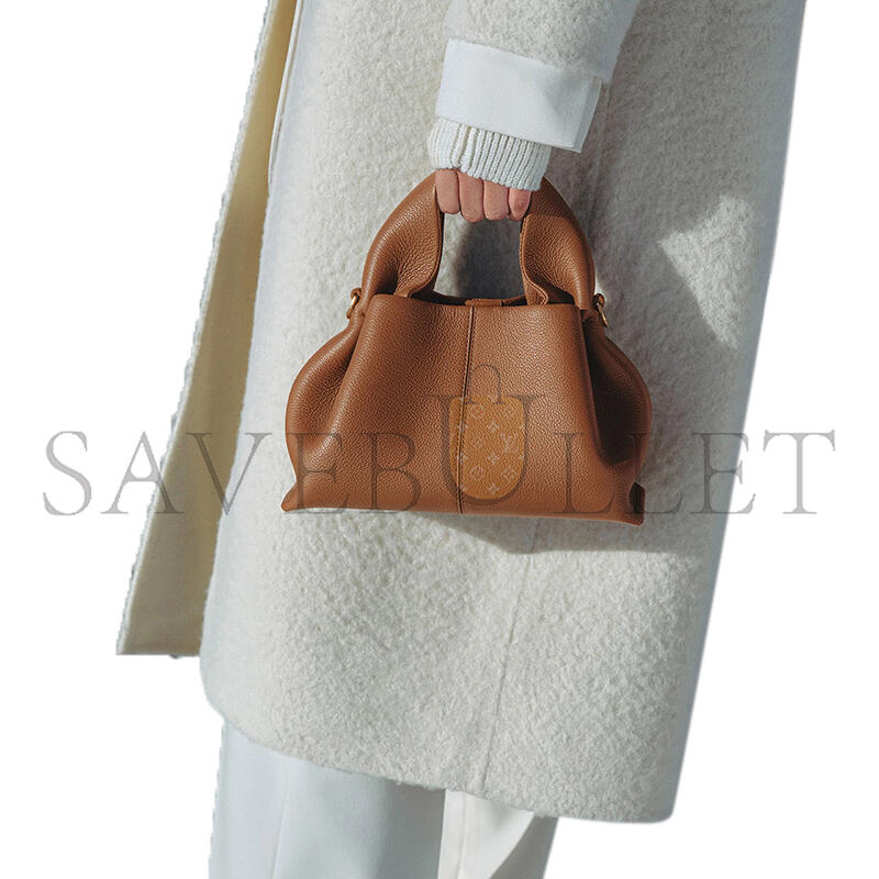 POLÈNE NUMÉRO NEUF MINI EDITION TEXTURED CAMEL (22*14*12.5cm)